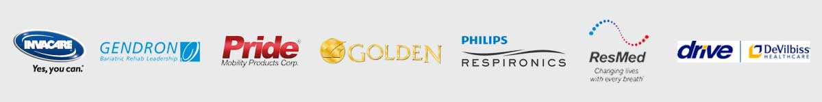 Some of the medical equipment brands we carry