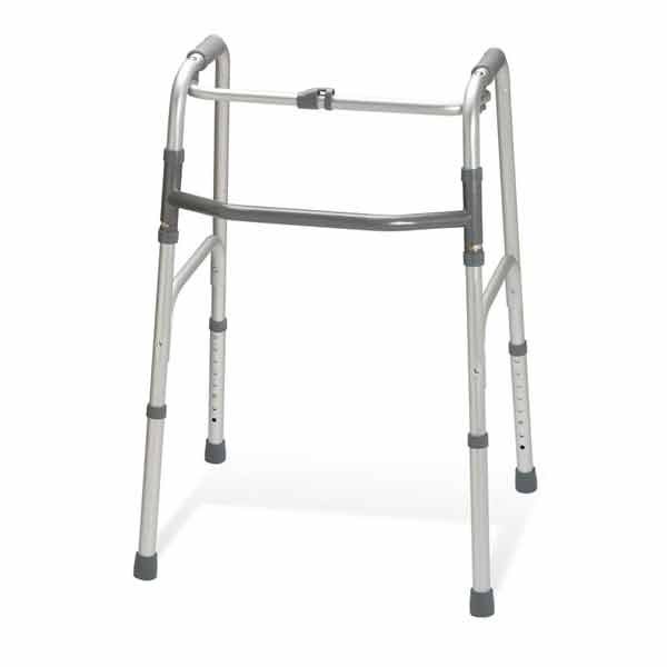 Photo of a One Button Folding Walker.